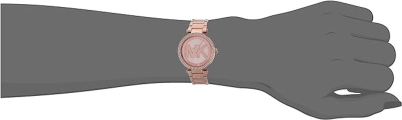 Michael Kors Parker Stainless Steel Watch With Glitz Accents,MK5865