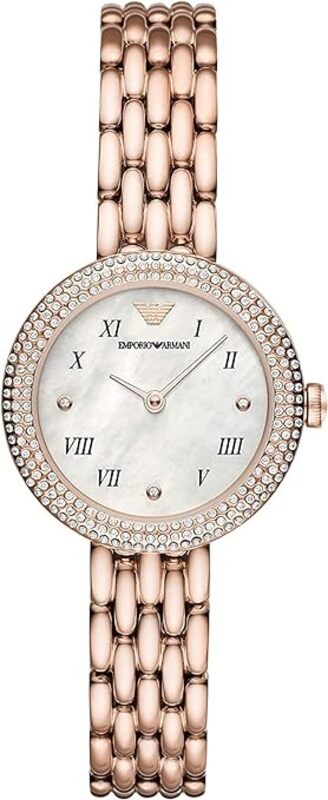 Emporio Armani Womens Ar11355 Watch, Rose Gold