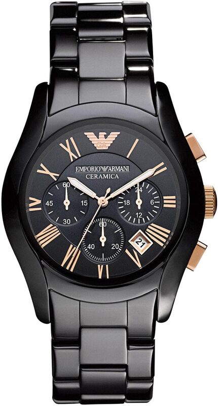 Emporio Armani Mens, Analog Display and Ceramic Strap AR1410