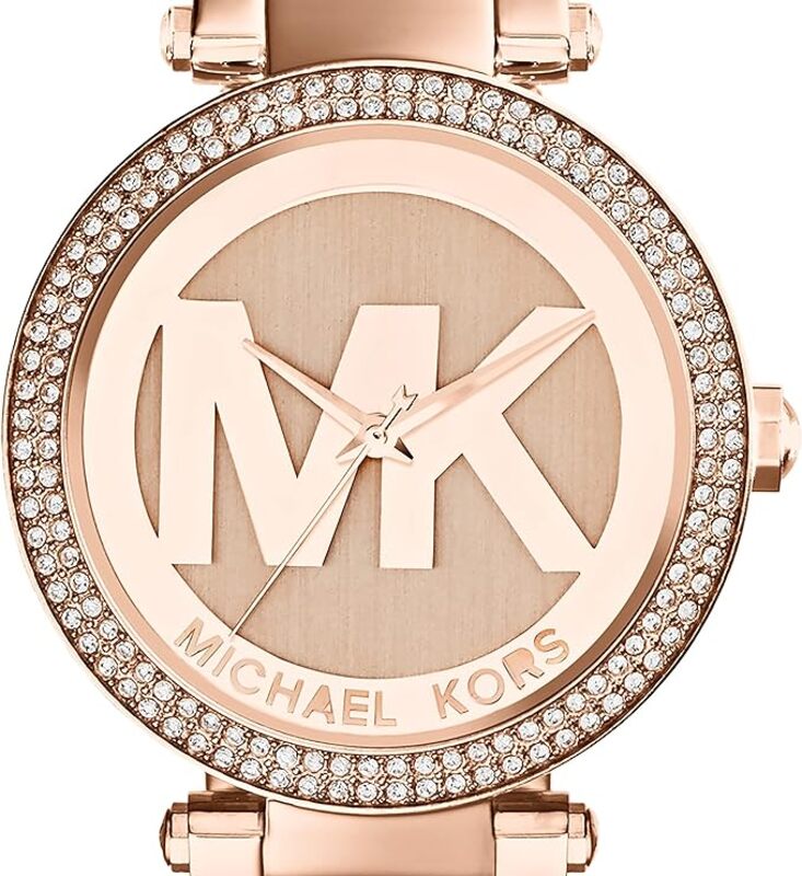 Michael Kors Parker Stainless Steel Watch With Glitz Accents,MK5865