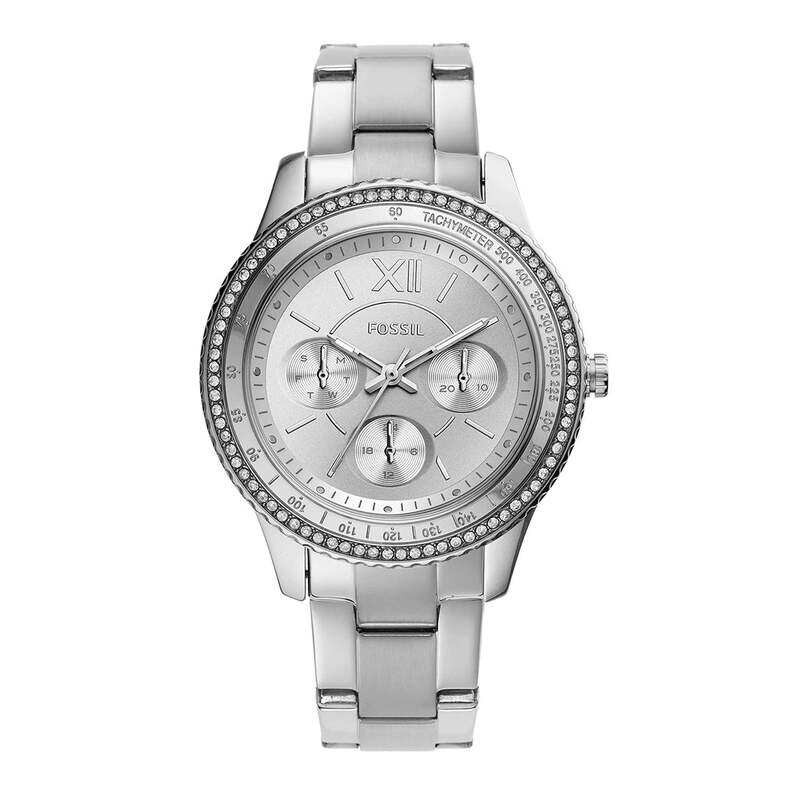 

Fossil Women's Stella Sport Multifunction, Stainless Steel Watch