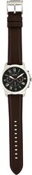 Fossil Leather Mens Quartz Watch,FS4813