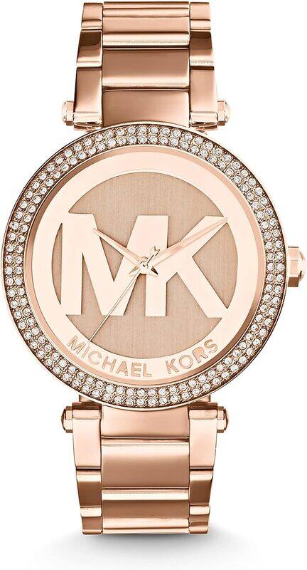 

Michael Kors Parker Stainless Steel Watch With Glitz Accents,MK5865
