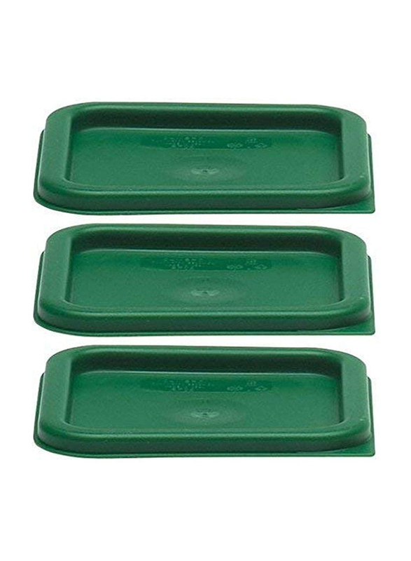 Cambro Covers Containers, 3 Pieces, SFC2452, Green
