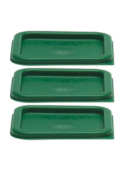 Cambro Covers Containers, 3 Pieces, SFC2452, Green