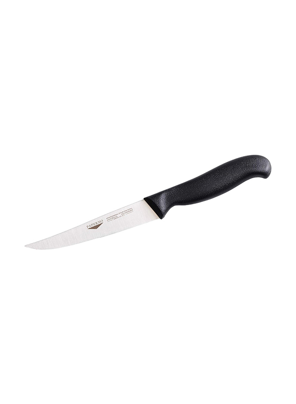 Paderno 12cm Steak Knife, Silver/Black