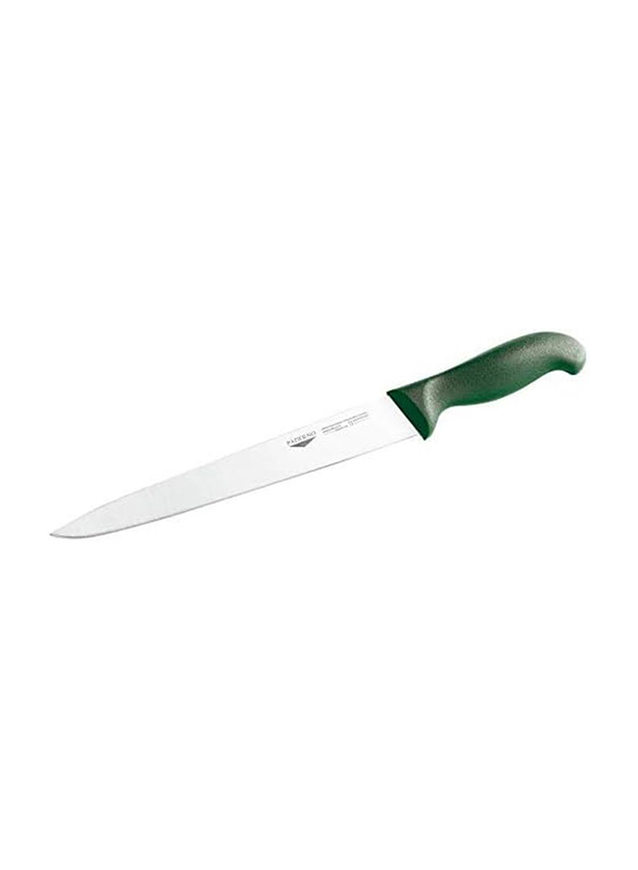 Paderno 25cm Coltello Affettare Cook's Knife, Silver/Green