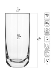 Krosno 360ml 6-Piece Set Mojito Drinking Glasses, Transparent