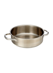 Paderno 4 Quart Stainless Steel Rondeau Pot, Silver
