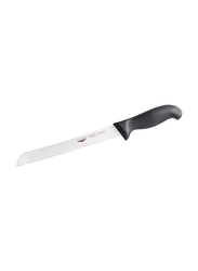Paderno 25cm Bread Knife, Silver/Black