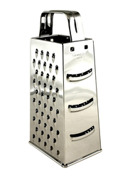 Paderno World Cuisine 4-Way Stainless Steel Grater, Silver