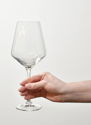 Krosno 16.6oz 6-Piece Set Red Wine Glasses, Transparent