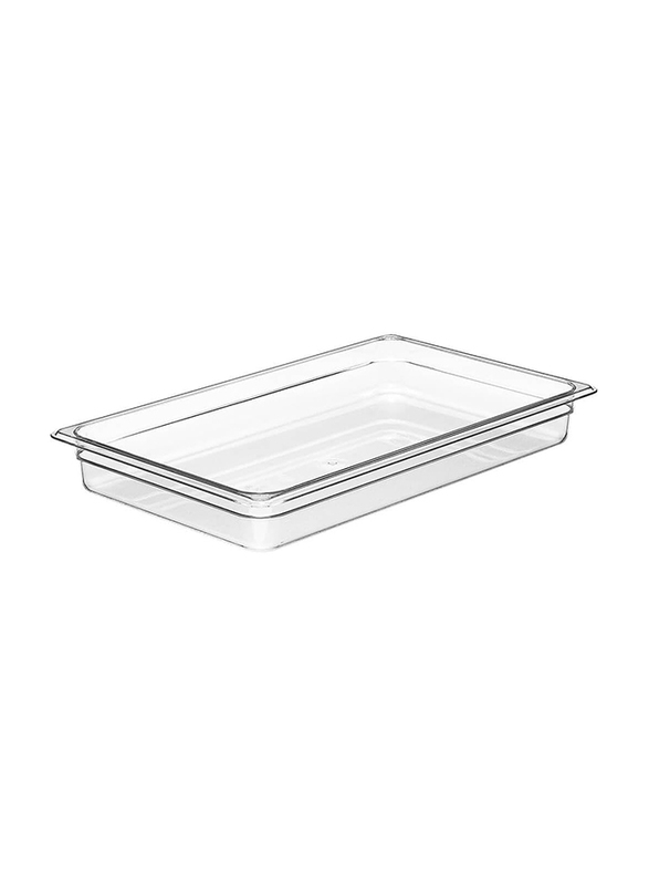 Cambro 1/1 GN Polycarbonate Hotel Pan, 12CW-135, Clear