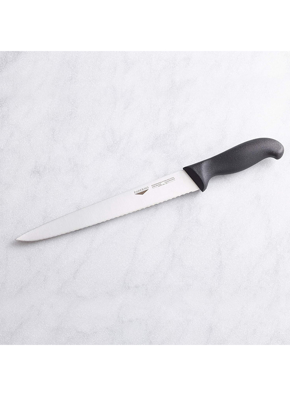 Paderno 30cm Wavy Blade Slicer Knife, Silver/Black