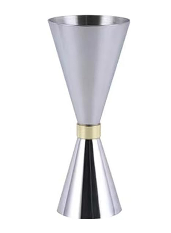 30/60 ml Stainless Steel Double Cocktail Measuring Jigger, 505.CJ0004-SS, Silver