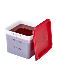 Cambro Camsquares Storage Container Cover Lid, 1 Piece, SFC6451, Red