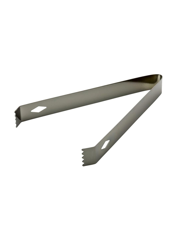 7-inch Stainless Steel Bar Serving Ice Tongs, Rain