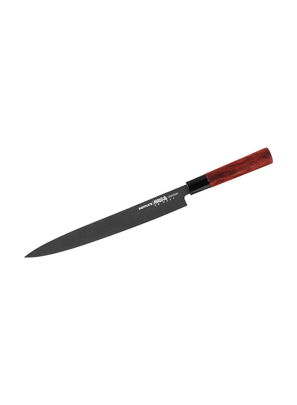 

Samura 10.6-inch Okinawa Yanagiba Single-edged Blade Chef's Knife, Black/Brown