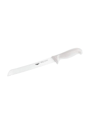Paderno 21cm Bread Knife, Silver/White