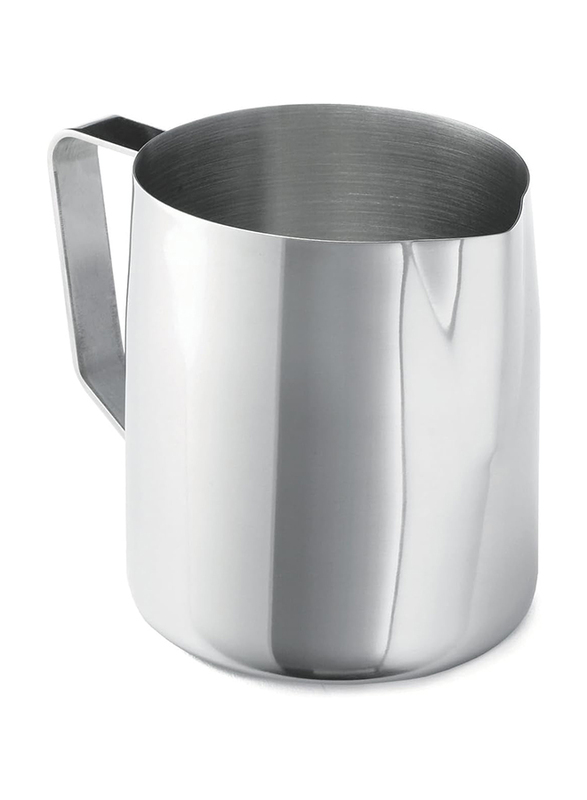 Tablecraft Stainless Steel Frothing Cup, Silver