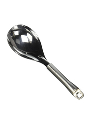 Paderno World Cuisine Long Stainless Steel Rice Spoon, Silver
