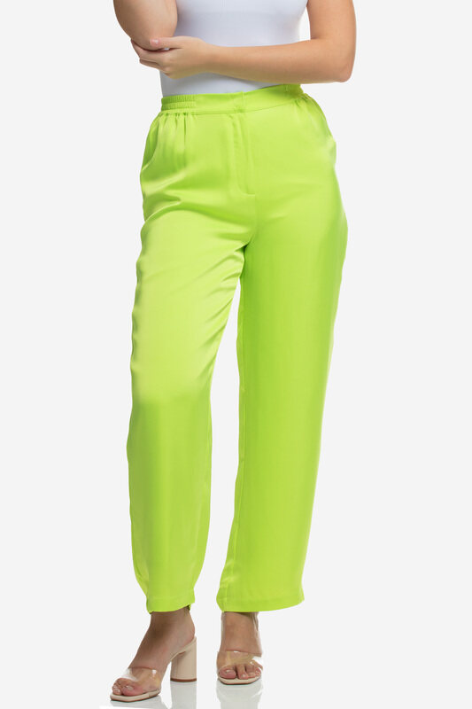 

Kayfi.com Kayfi Green Straight Leg Trousers, 14 UK, Yellow