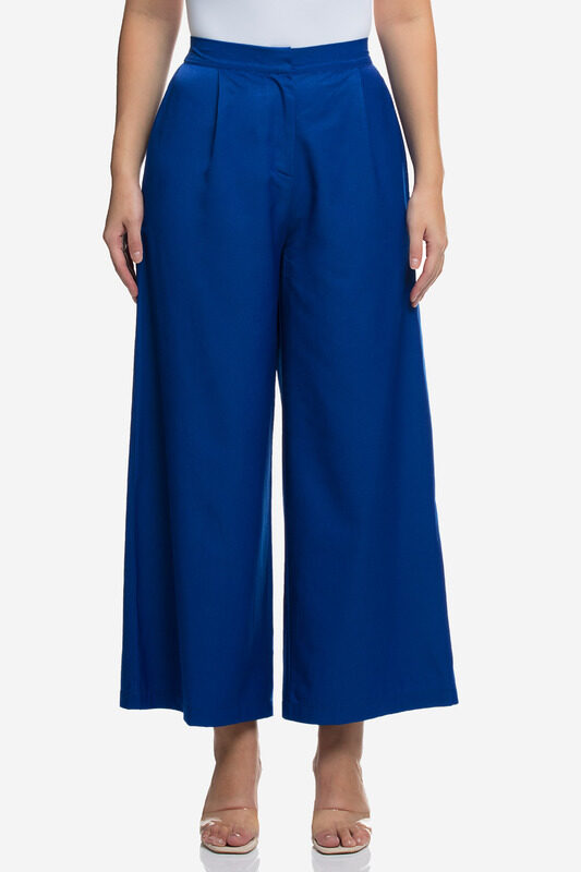 

Kayfi.com Kayfi Blue Wide Leg Trousers, 12 UK, Blue