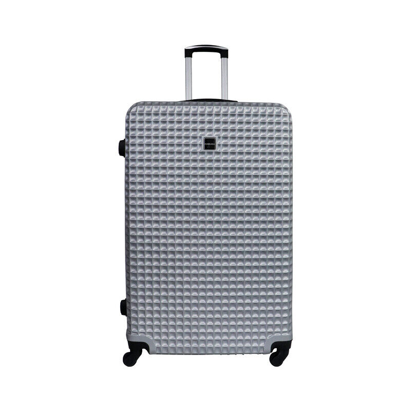 

Generic Grey Fiber Hard Shell Spinner Wheels Trolley Luggage, 32 Inches
