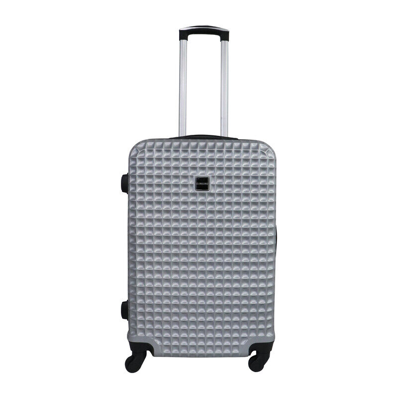 

Generic Grey Fiber Hard Shell Spinner Wheels Trolley Luggage, 24 Inches