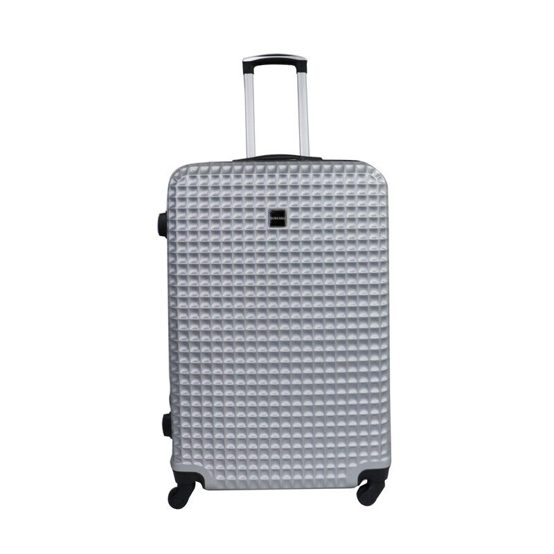 

Generic Grey Fiber Hard Shell Spinner Wheels Trolley Luggage, 28 Inches