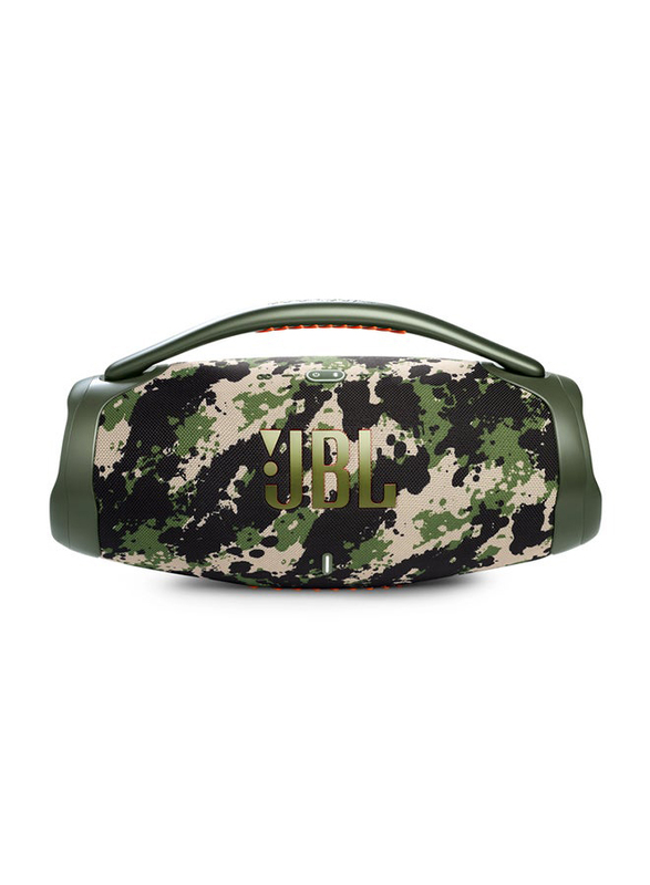 JBL Boombox 3 Portable Speaker With Massive Signature Pro Sound, Squad Camouflage