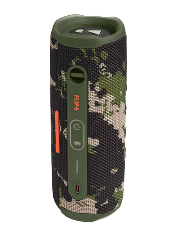 JBL Flip 6 Portable IP67 Waterproof Speaker, Squad Camouflage