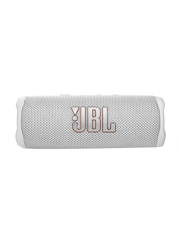 JBL Flip 6 Portable IP67 Waterproof Speaker, White