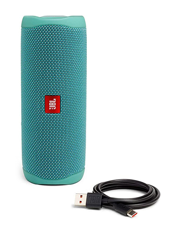 JBL Flip 5 Portable IP67 Waterproof Speaker, Teal