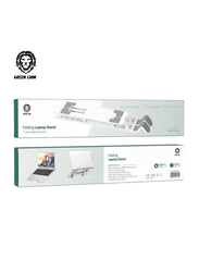 Green Lion Foldable Laptop Stand, White