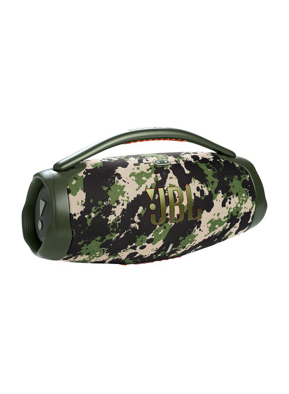 JBL Boombox 3 Portable Speaker With Massive Signature Pro Sound, Squad Camouflage