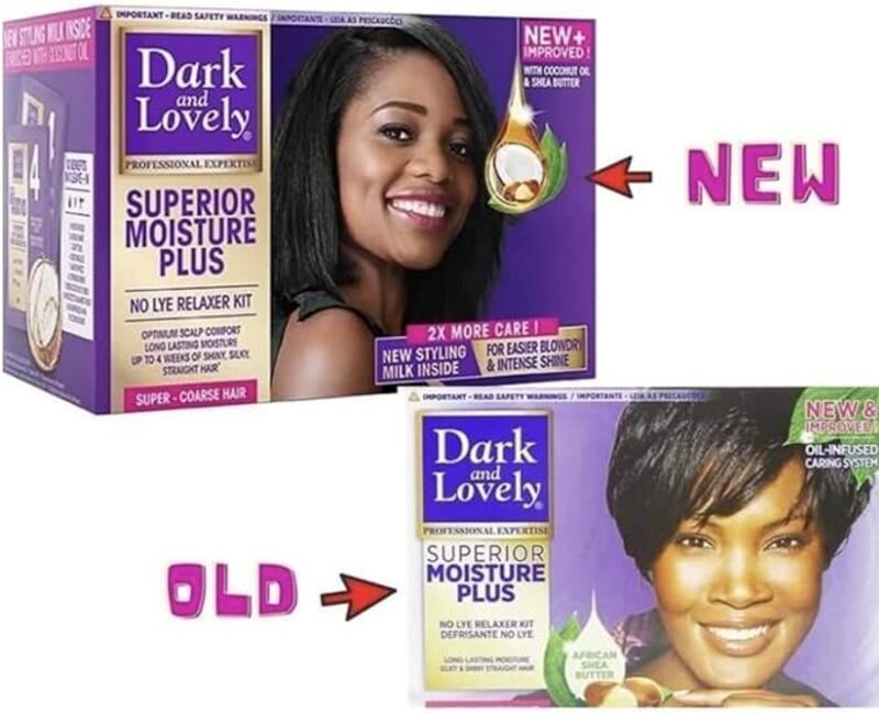 Dark and Lovely Professional Expertise Superior Moisture Plus No-Lye Hair Relaxer Kit