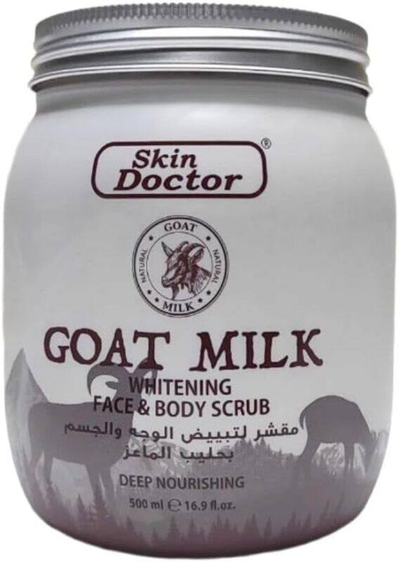 

Skin Doctor Goat Milk Whitening Face & Body Scrub 500ml