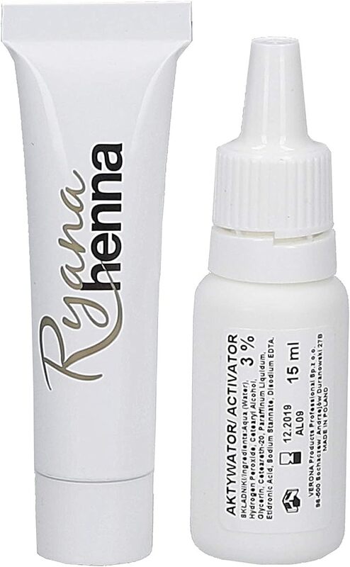 Ryana Professional Henna Cream for Eyebrows, 30ml, Black