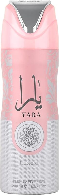 Yara Deodorant Imported Long Lasting Perfumed Body Spray 200mlSpray for Women