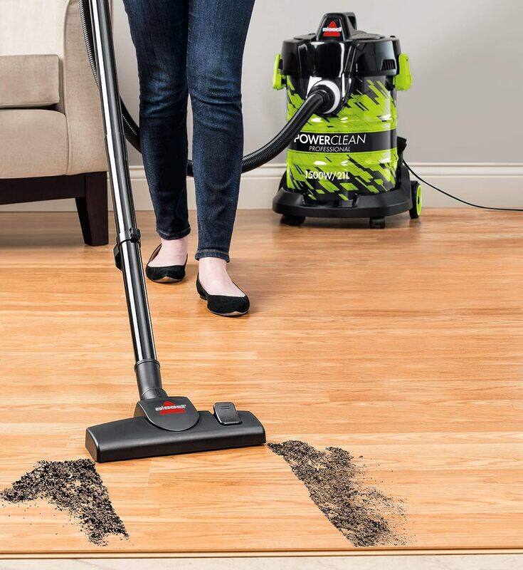 Bissell Drum PowerClean 1500W Wet & Dry 21L Vacuum Cleaner, 2026E