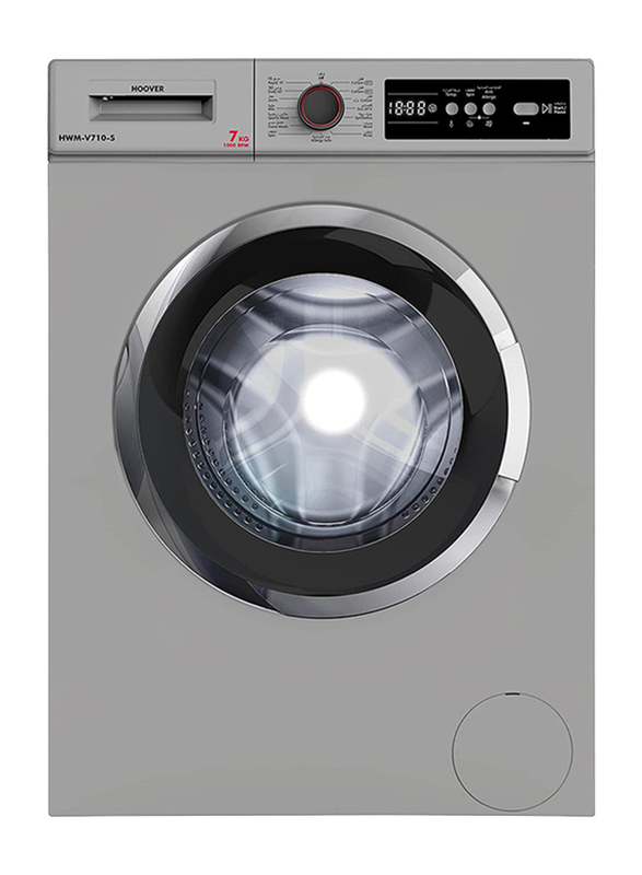 Hoover 7 Kg 1000 RPM Front Load Fully Automatic Washing Machines, HWM-V710-S, Silver