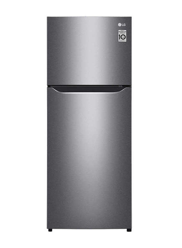 LG 234L Double Door Refrigerator, GRC345SLBB, Grey