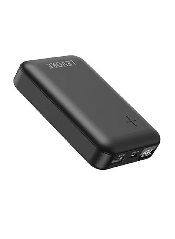 

Levore 10000mAh PD 20W 2-Port LP221 -BK Powerbank, Black