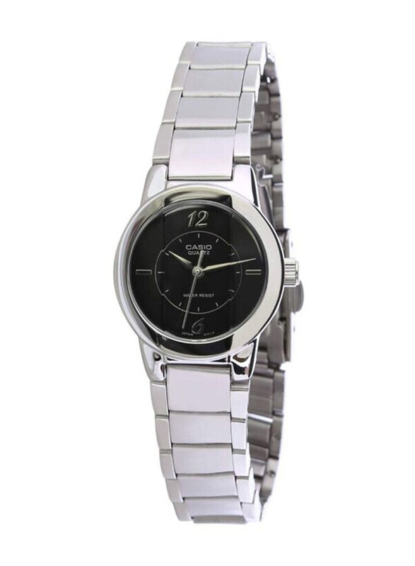 

Casio Analog Watch for Women with Stainless Steel Band, Water Resistant, LTP-1230D-1C, Silver-Black