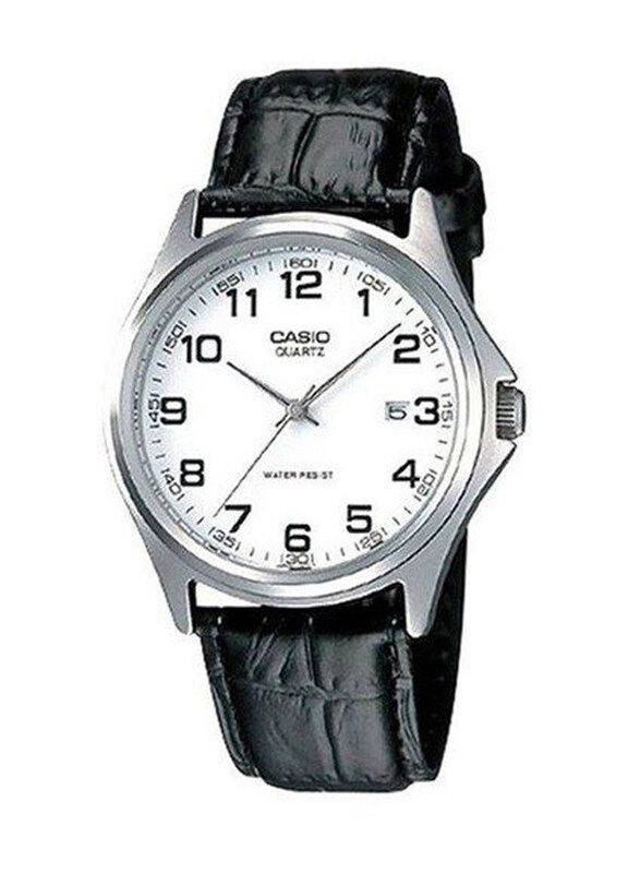 

Casio Analog Watch for Women with Leather Band, MTP-1183E-7BDF, Black-White