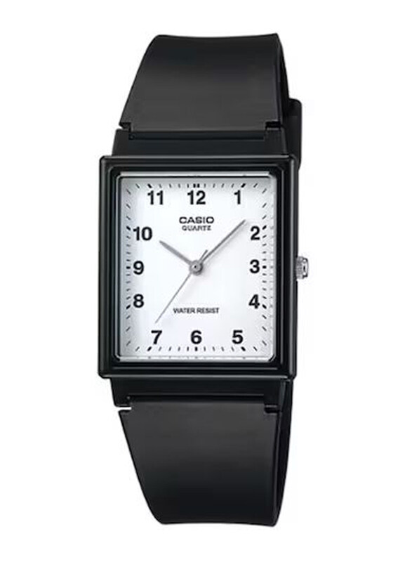 

Casio Enticer Analog Watch for Men with Resin Band, Mq-27-7Bdf, Black-White