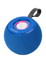 Promate Juggler Premium True Wireless Bluetooth Portable Speaker, Blue