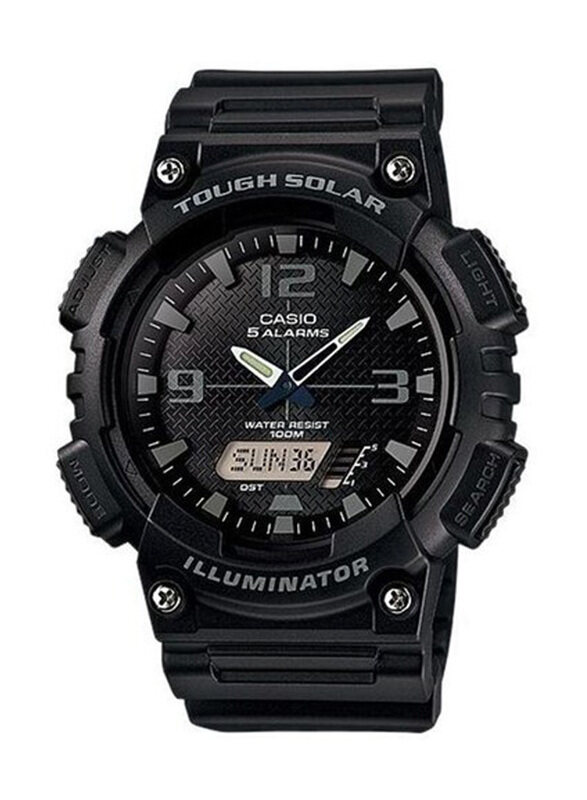 

Casio Casual Analog-Digital Watch for Men with Resin Band, Water Resistant, AQ-S810W-1A2VDF, Black