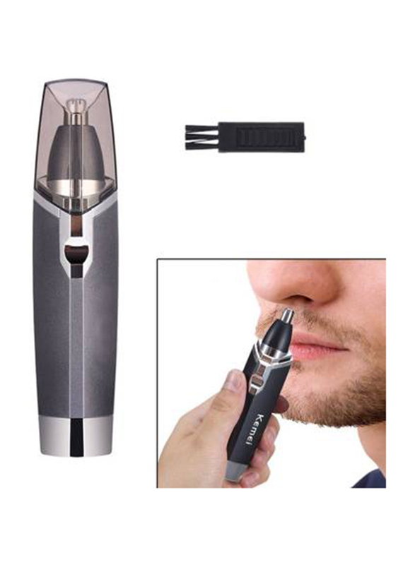 Kemei Portable Nasal Nose Hair Trimmer for Men, KM-6512, Black